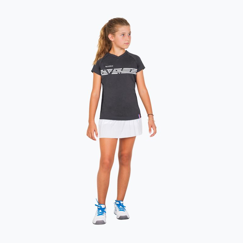 Maglietta da tennis Tecnifibre da bambino 22LAF2 F2 Airmesh nero 8