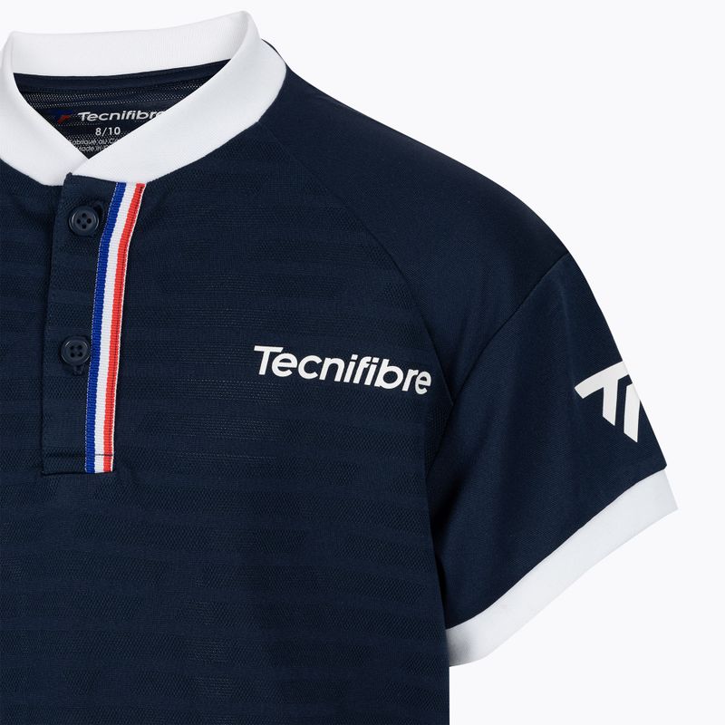 Polo tennis Tecnifibre bambino 22F3PO F3 marine 3