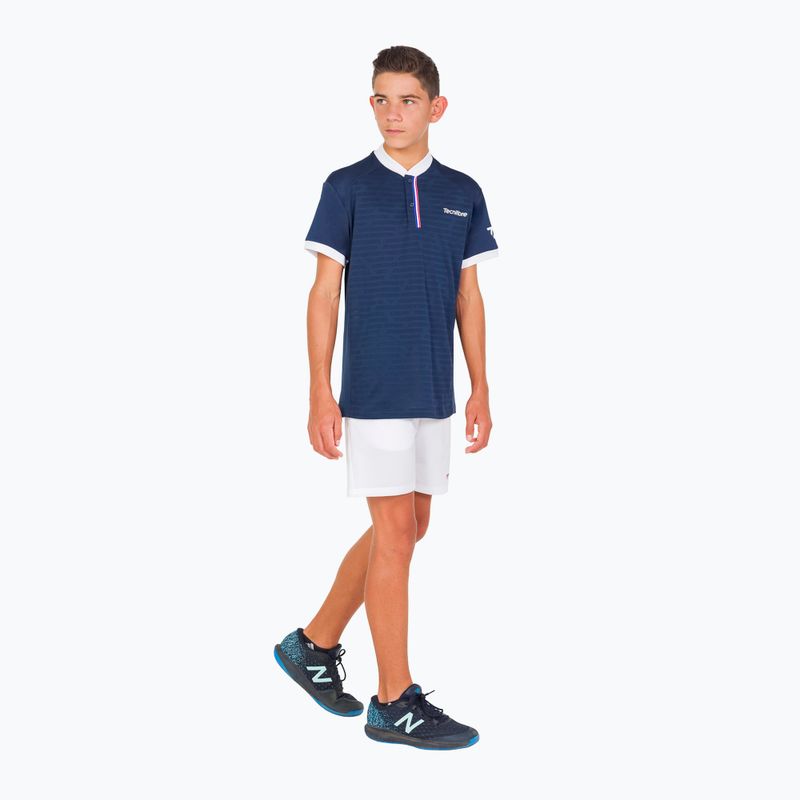 Polo tennis Tecnifibre bambino 22F3PO F3 marine 6