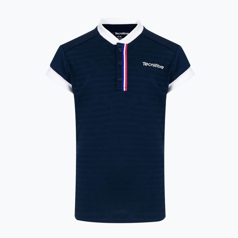 Maglietta da tennis Tecnifibre da bambino 22LAF3 F3 marine