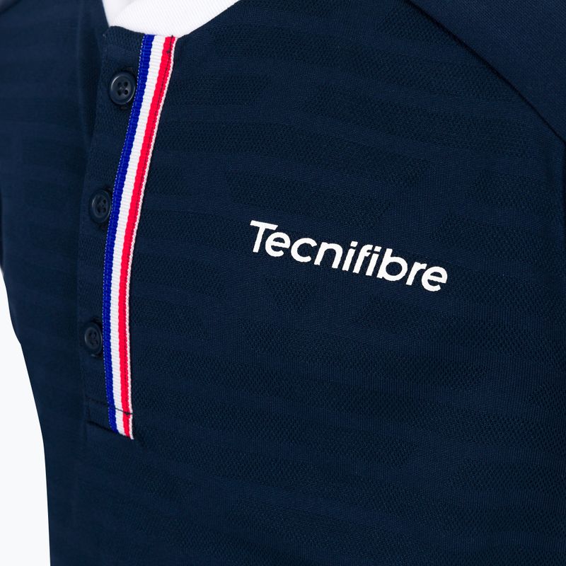 Maglietta da tennis Tecnifibre da bambino 22LAF3 F3 marine 3