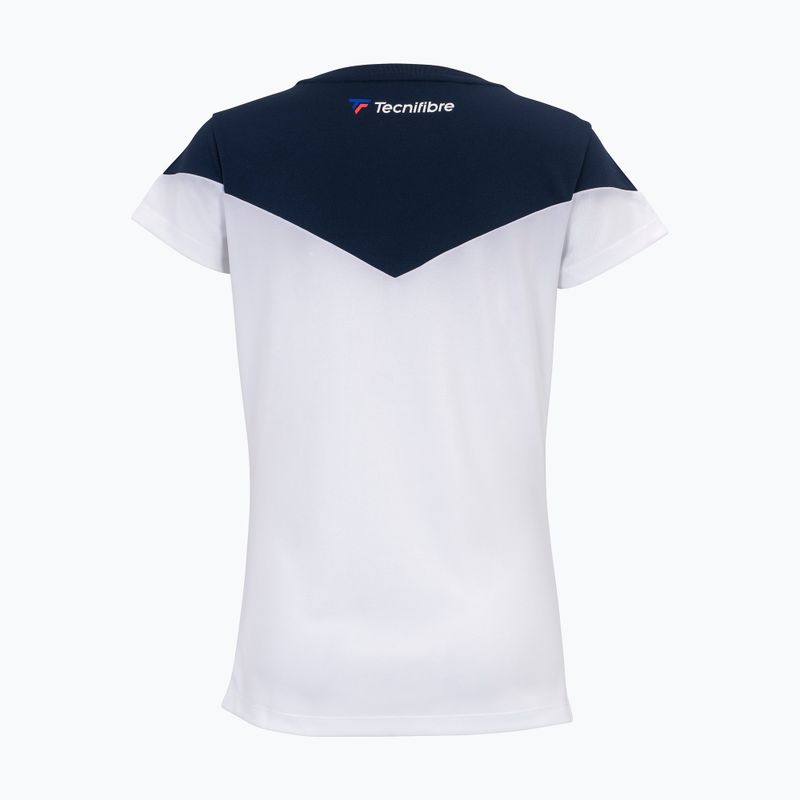 Maglietta da tennis donna Tecnifibre 22WPERTEE Perf bianco/marino 2