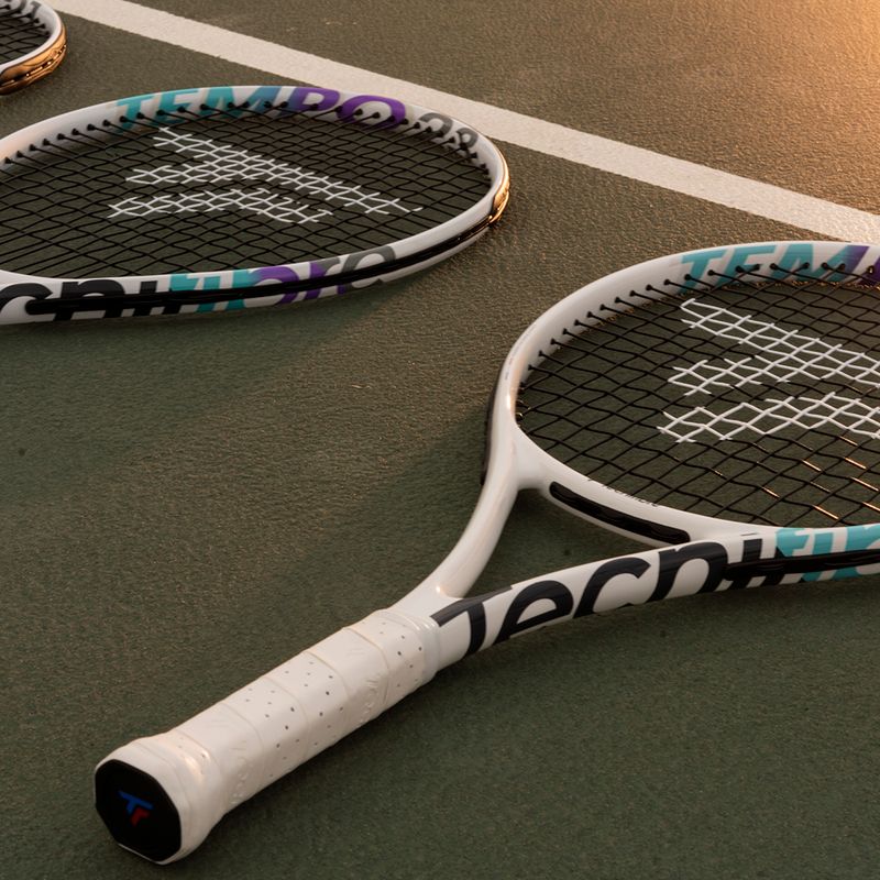 Racchetta da tennis per bambini Tecnifibre Tempo 23 bianco 8