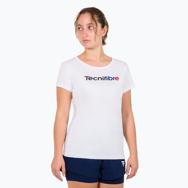 Tee Tecnifibre Club Donna in cotone bianco