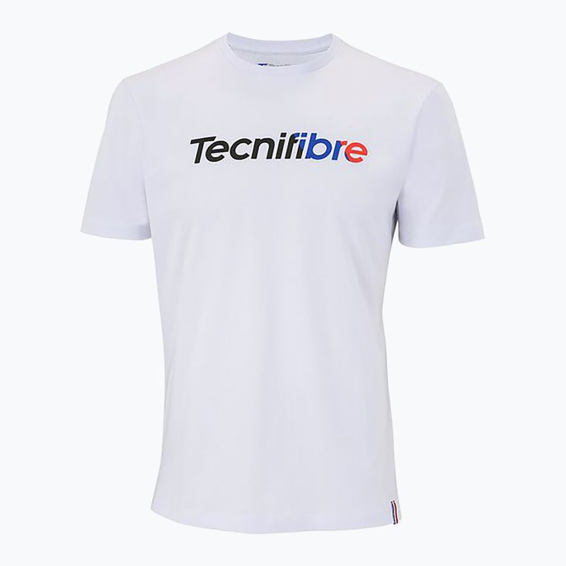 Maglietta da bambino Tecnifibre Club Cotton Tee Jr bianco