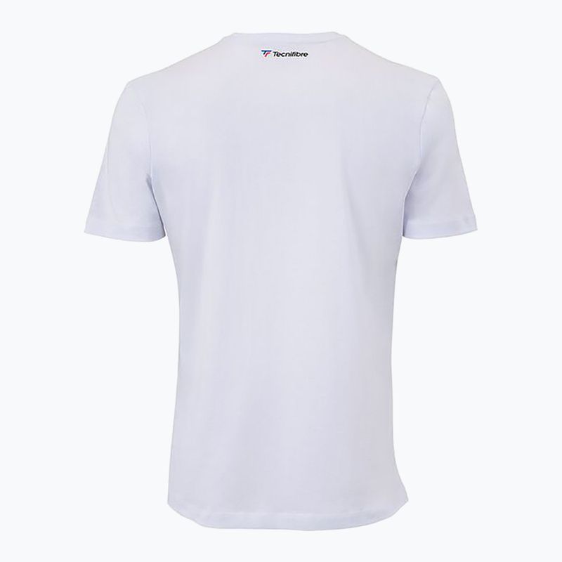 Maglietta da bambino Tecnifibre Club Cotton Tee Jr bianco 2