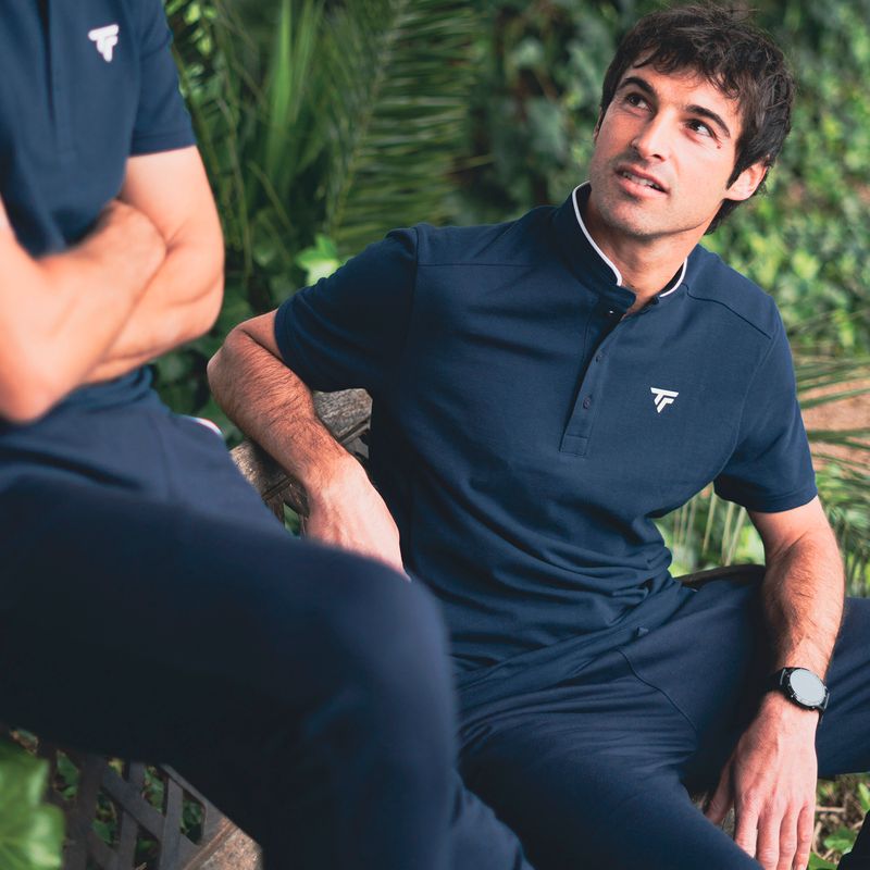 Camicia da tennis uomo Tecnifibre Polo Pique 22 marine 5