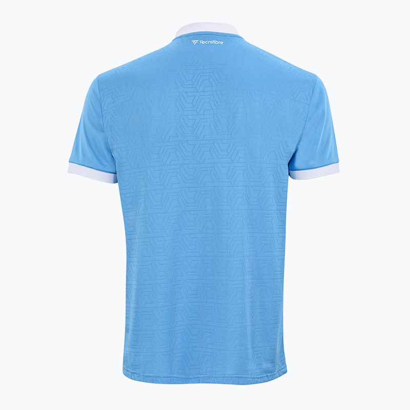 Polo tennis uomo Tecnifibre Team Mesh azur 4