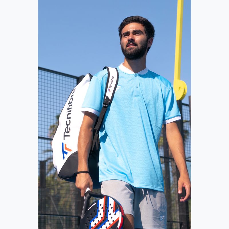 Polo tennis uomo Tecnifibre Team Mesh azur 6