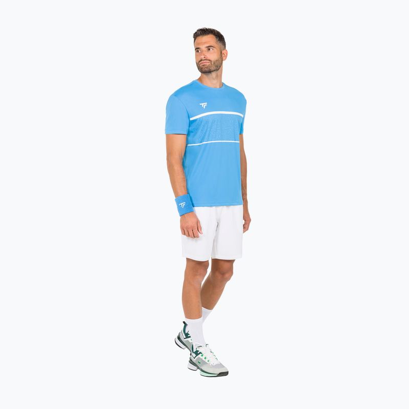 Maglietta da tennis da uomo Tecnifibre Team Tech Tee azur