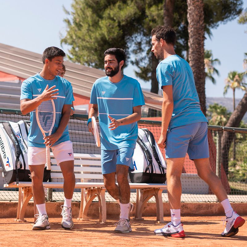 Maglietta da tennis Tecnifibre Team Tech Tee azur da bambino 4