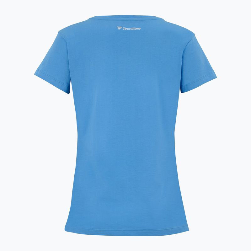 Maglietta Tecnifibre Team Cotton Tee azur da donna 4