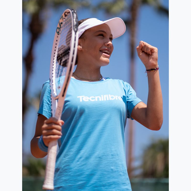 Maglietta Tecnifibre Team Cotton Tee azur da donna 5