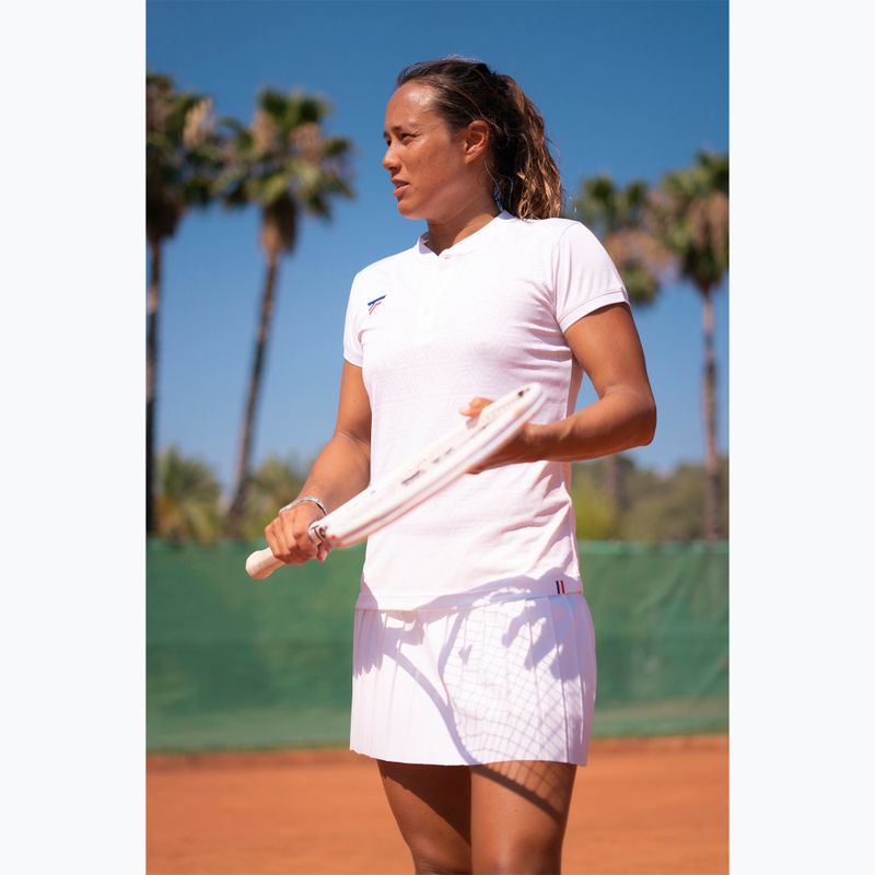 Maglietta da tennis donna Tecnifibre Team Mesh bianco 6