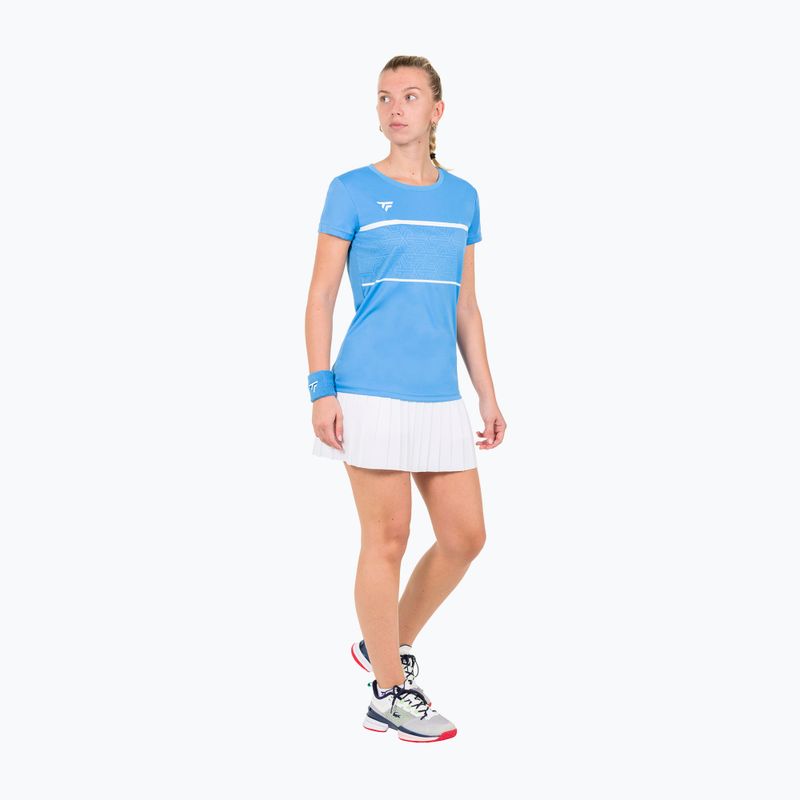 Maglietta da tennis donna Tecnifibre Team Tech Tee azur