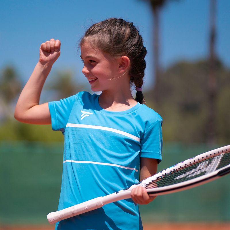 Maglietta da tennis donna Tecnifibre Team Tech Tee azur 5