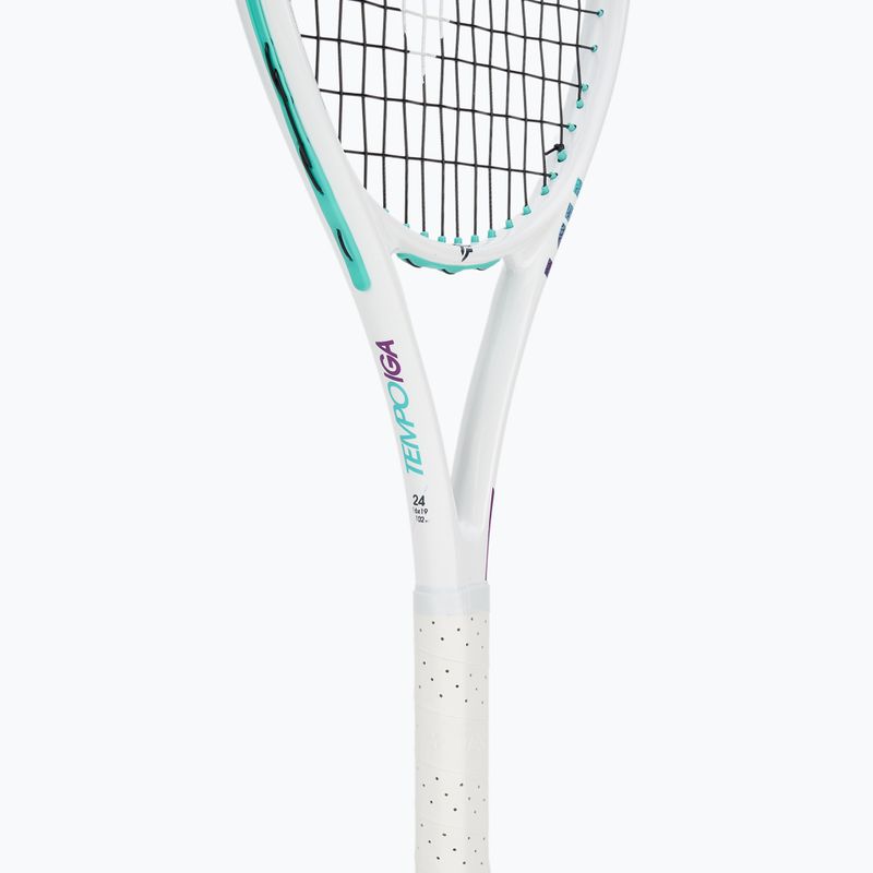 Racchetta da tennis per bambini Tecnifibre Tempo Iga 24 bianco 4