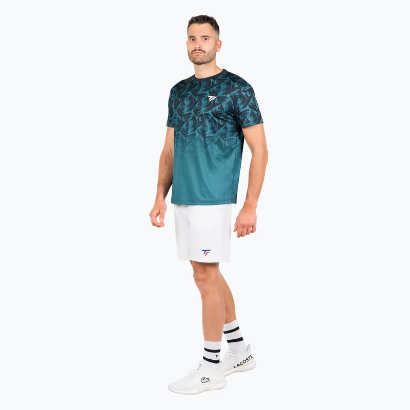 Maglietta da tennis da uomo Tecnifibre X-Loop Tee verde acqua 2