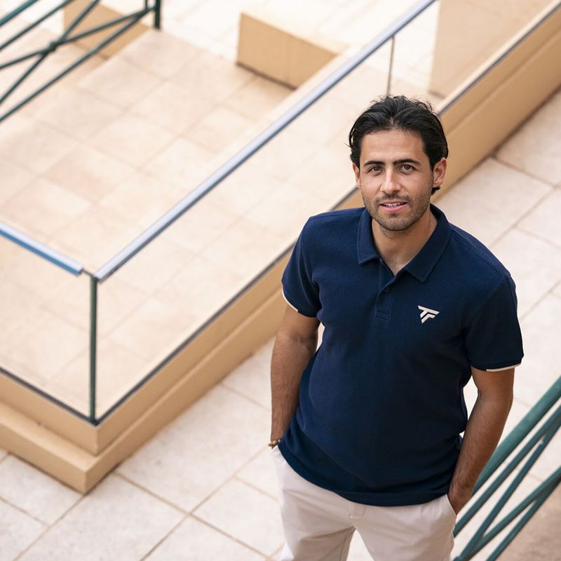 Polo uomo Tecnifibre Waffle navy 7