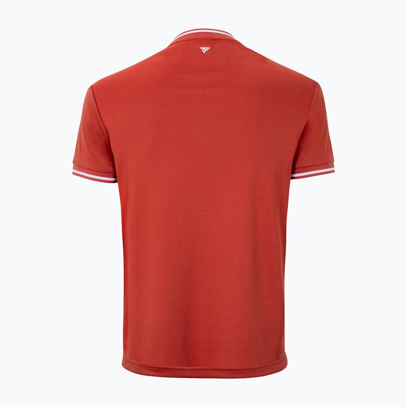 Maglietta da tennis da uomo Tecnifibre Team Tech terracotta 5