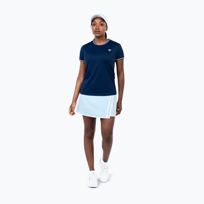 Maglietta da tennis da donna Tecnifibre Team Tech marine 2