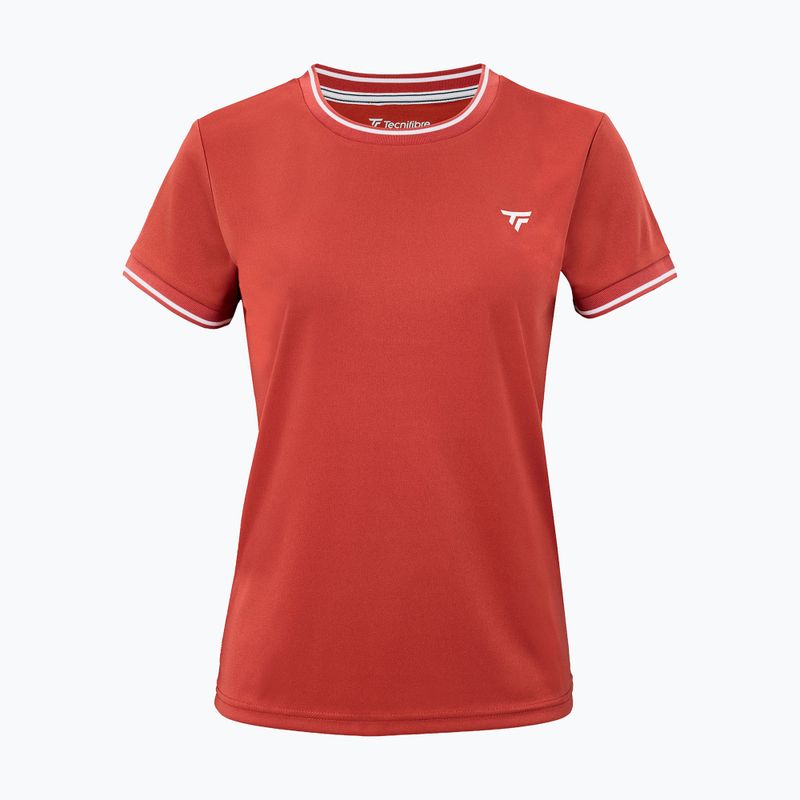 Maglietta da tennis da donna Tecnifibre Team Tech terracotta 4