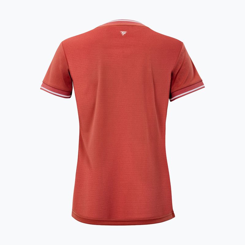 Maglietta da tennis da donna Tecnifibre Team Tech terracotta 5