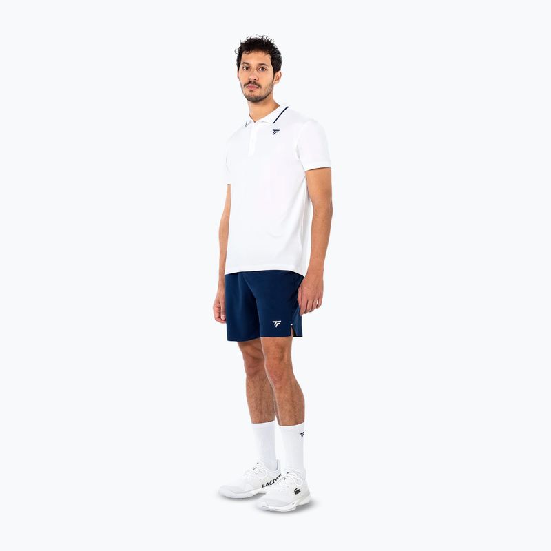 Polo da tennis da uomo Tecnifibre Team Tech Polo white 2