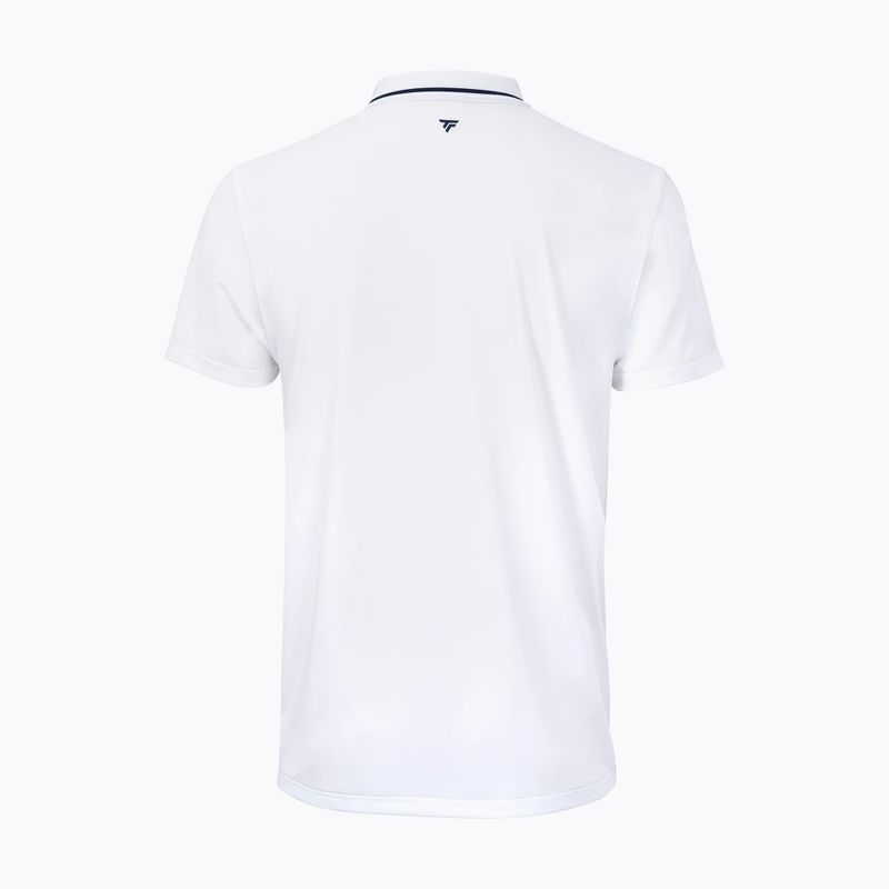 Polo da tennis da uomo Tecnifibre Team Tech Polo white 5
