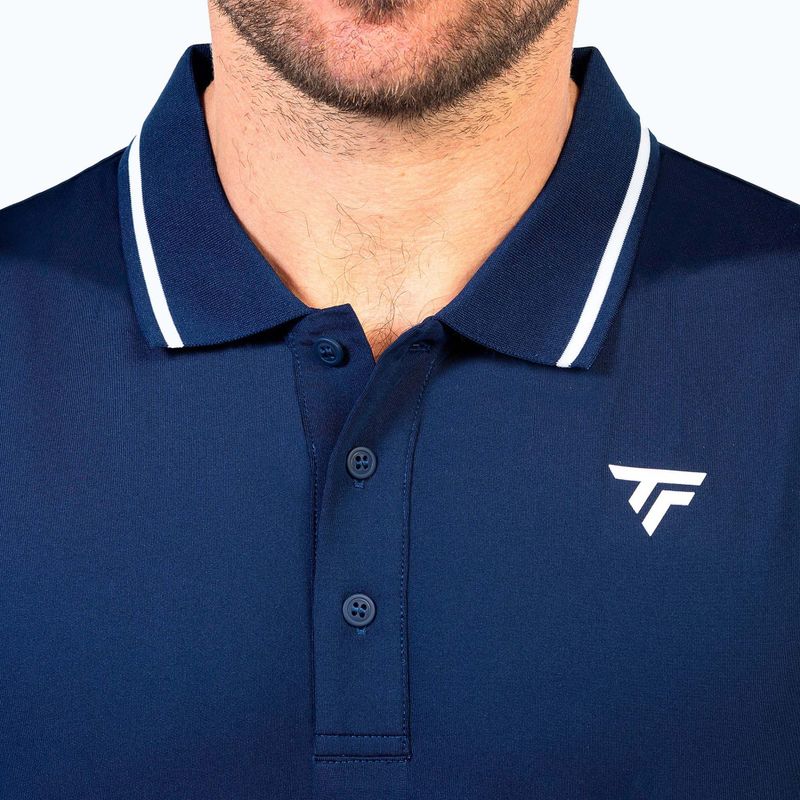 Polo da tennis da uomo Tecnifibre Team Tech Polo navy blue 4