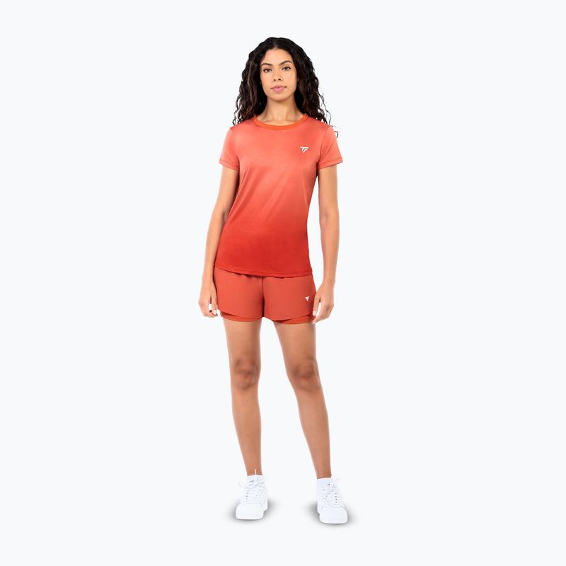 Pantaloncini da tennis da donna Tecnifibre Team Stretch Short W terracotta 2