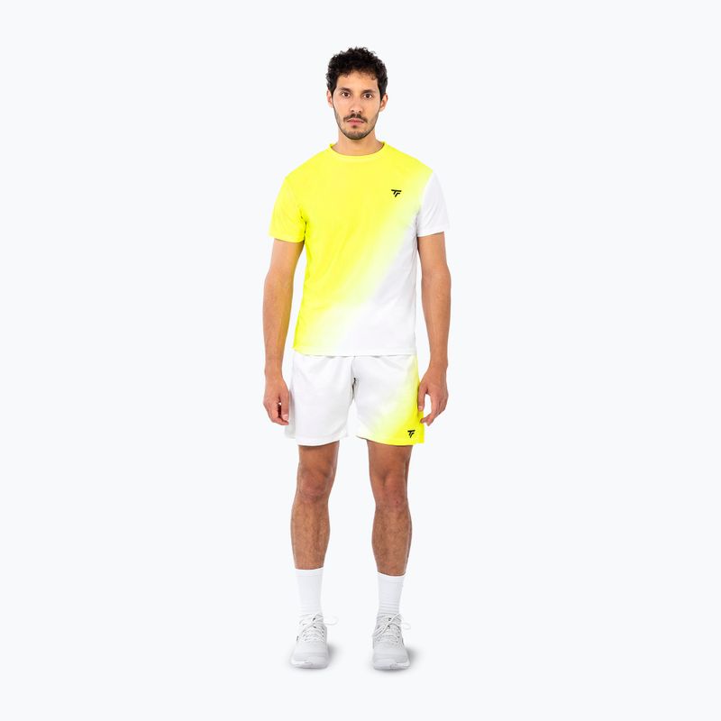 Maglietta da tennis da uomo Tecnifibre X-Loop Tee white/yellow 2