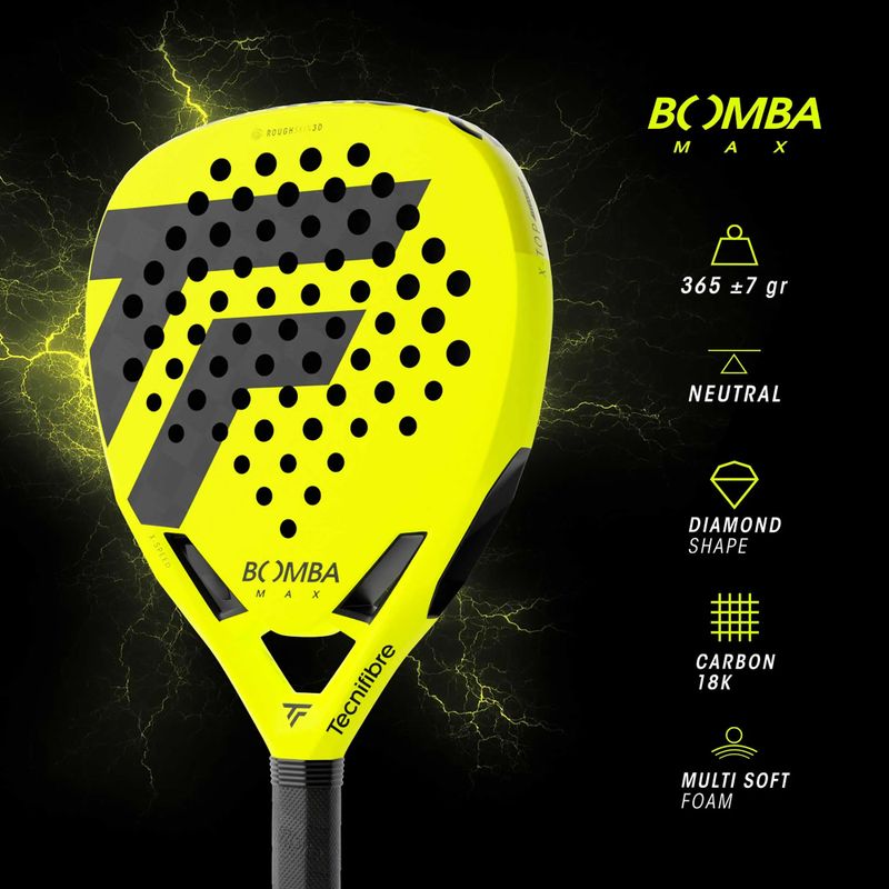 Racchetta da padel Tecnifibre Max Bomb 8