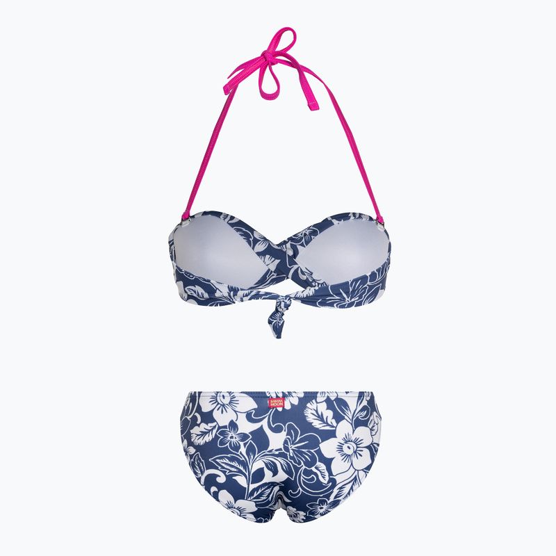 Costume da bagno due pezzi donna Banana Moon Boroduca Oceaneye indigo 2