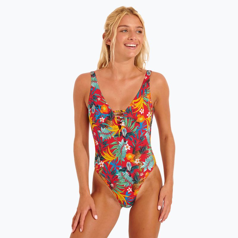 Costume da bagno intero donna Banana Moon Millers Pandor rouge 9