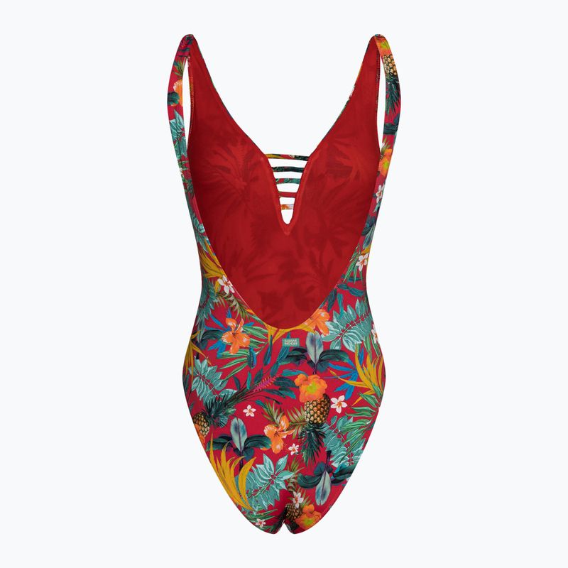 Costume da bagno intero donna Banana Moon Millers Pandor rouge 2