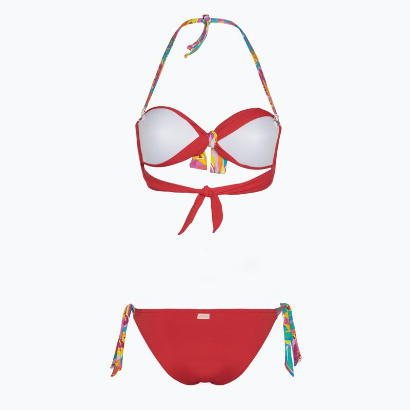 Costume da bagno due pezzi donna Banana Moon Macaodasia Wate rouge 2
