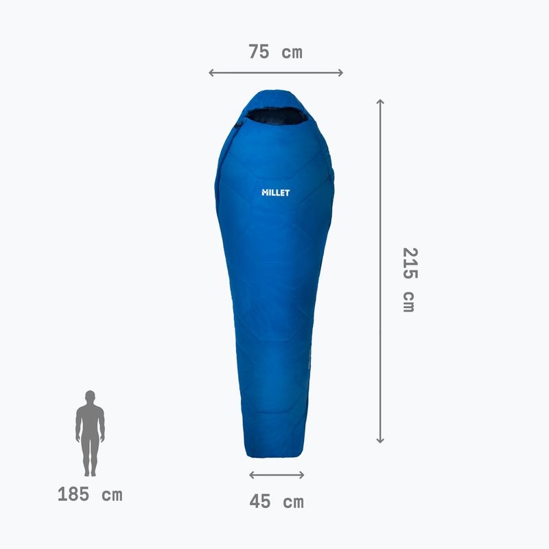 Sacco a pelo Millet Baikal 750 Regular sky diver 4