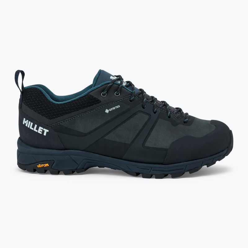Stivali da trekking da uomo Millet Hike Up Leather GTX grigio scuro 2