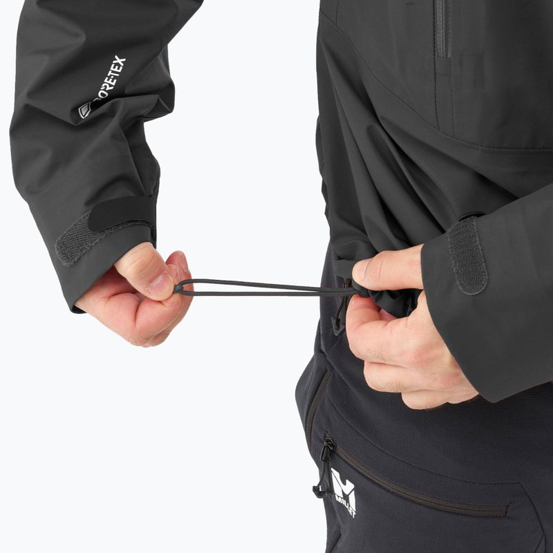 Giacca da pioggia Millet Kamet Light GTX da uomo noir/ noir 9