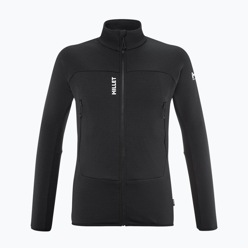 Felpa Millet Fusion Grid uomo nero/noir 6