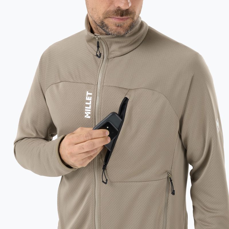 Felpa da trekking uomo Millet Lokka JKT III dorite 5