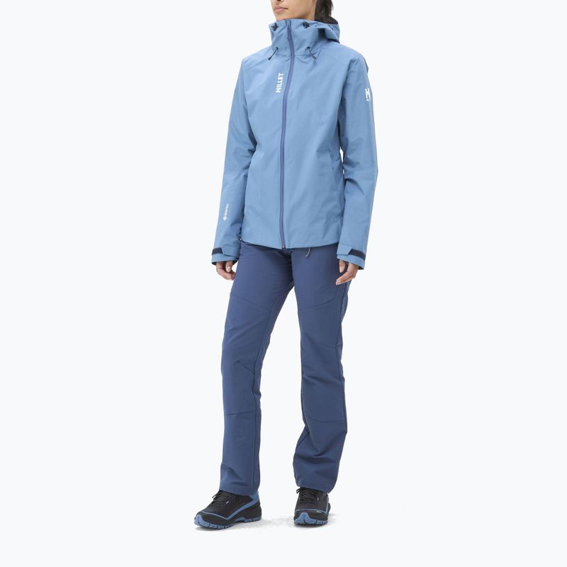 Giacca da pioggia da donna Millet Seneca GTX 2L blu coronet 2