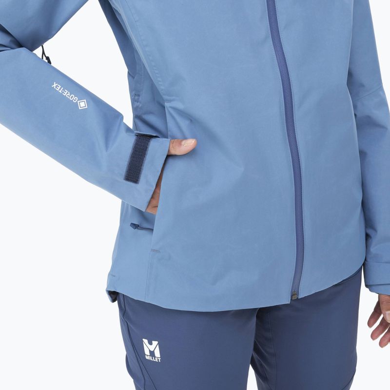 Giacca da pioggia da donna Millet Seneca GTX 2L blu coronet 6