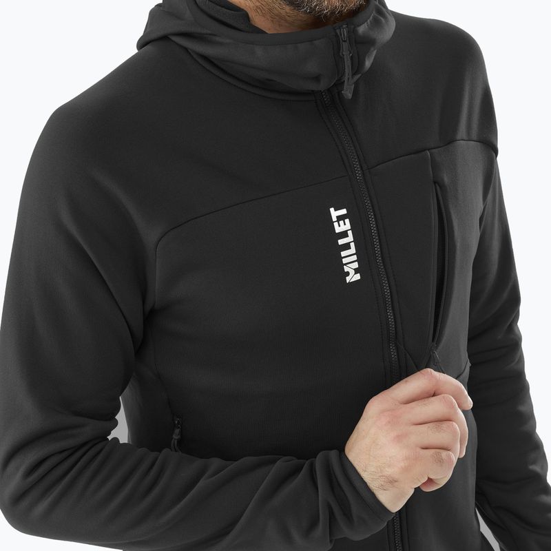 Felpa da uomo Millet Seneca Fleece Hoodie black 4