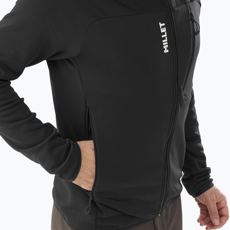 Felpa da uomo Millet Seneca Fleece Hoodie black 5