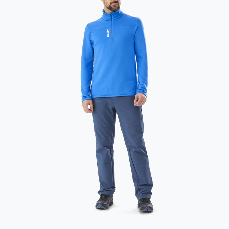 Felpa Millet Seneca da uomo in pile Po icon blu 2