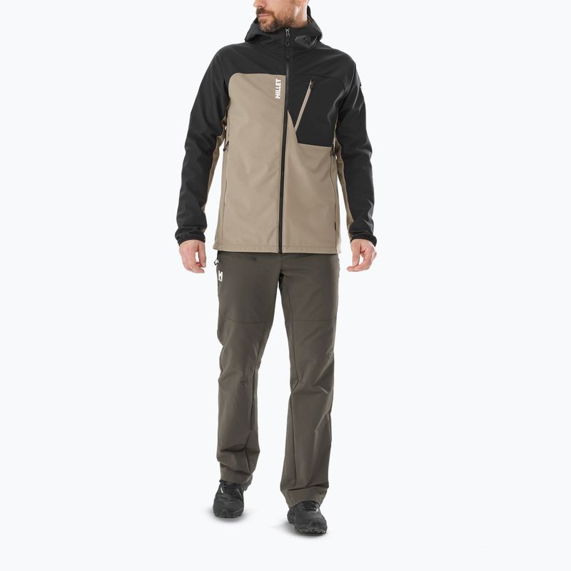 Giacca softshell da uomo Millet Magma Shield Hoodie dorite/nero 2