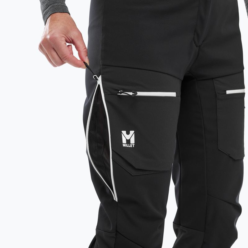 Pantaloni da scialpinismo da donna Millet M White Shield black 6