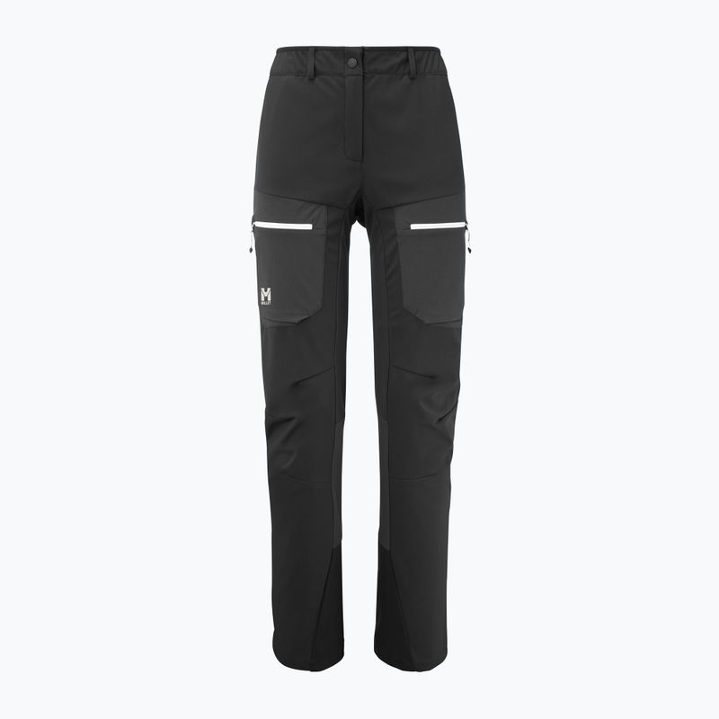 Pantaloni da scialpinismo da donna Millet M White Shield black 9